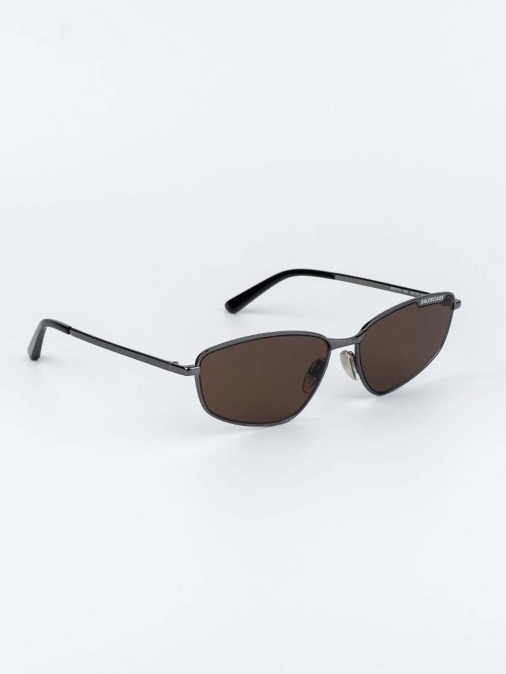 Balenciaga Women Sunglasses Ruthenium Brown BB0277S 002 NEW AUTHENTIC - Picture 5 of 12